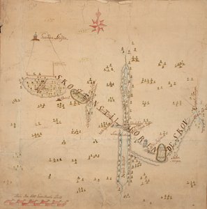 GastdenSkøyen，ØstreAker地图，与农场相关的森林 作者 未知未知